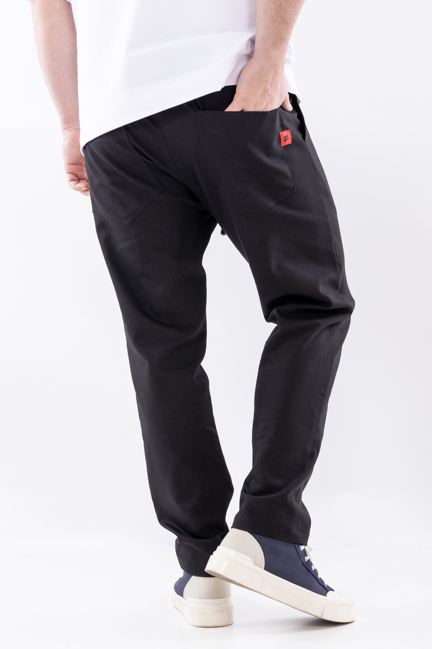 Pantaloni lungi negri Clean Cut black – imagine 6