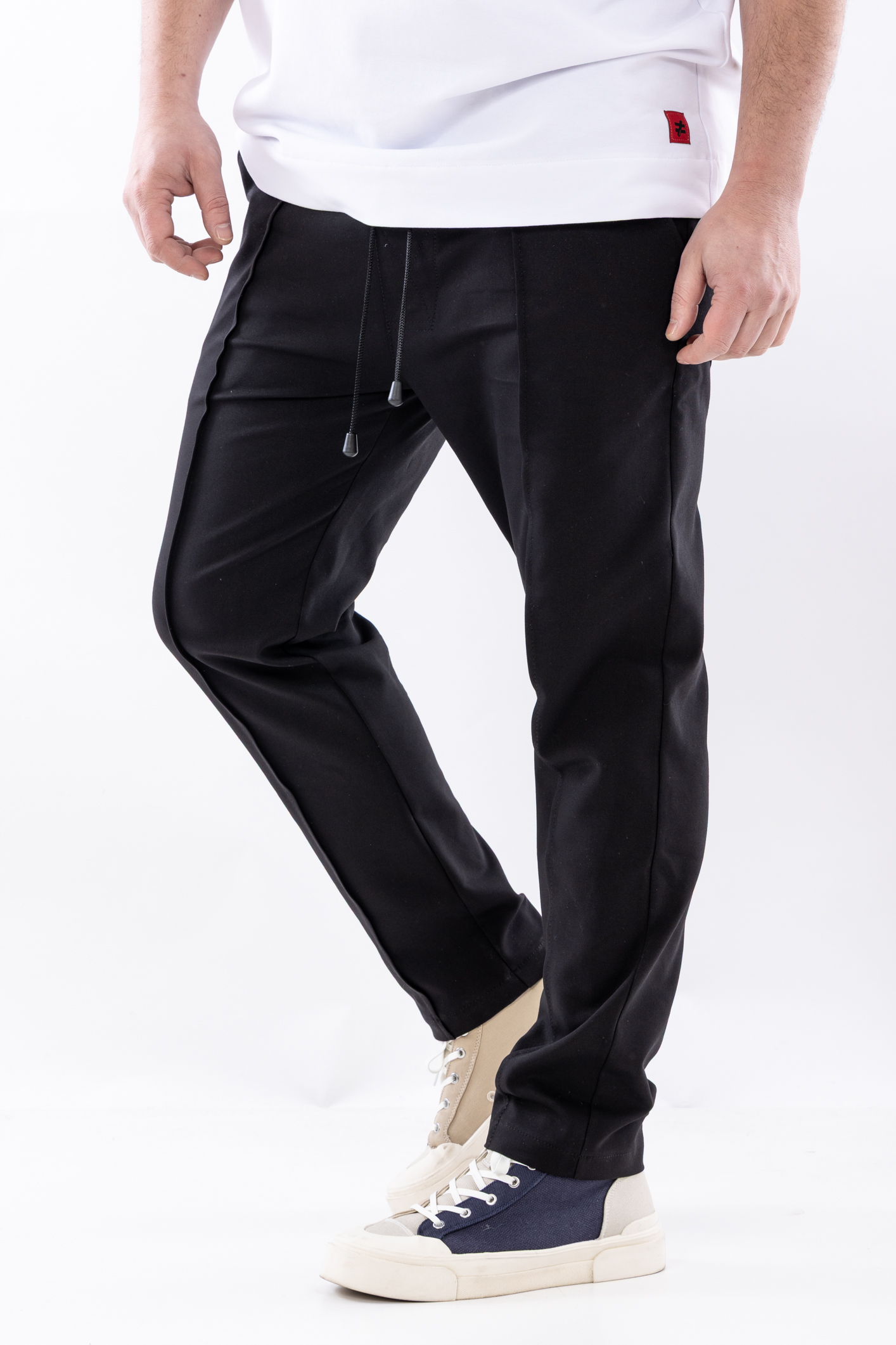 Pantaloni lungi negri Clean Cut black – imagine 4