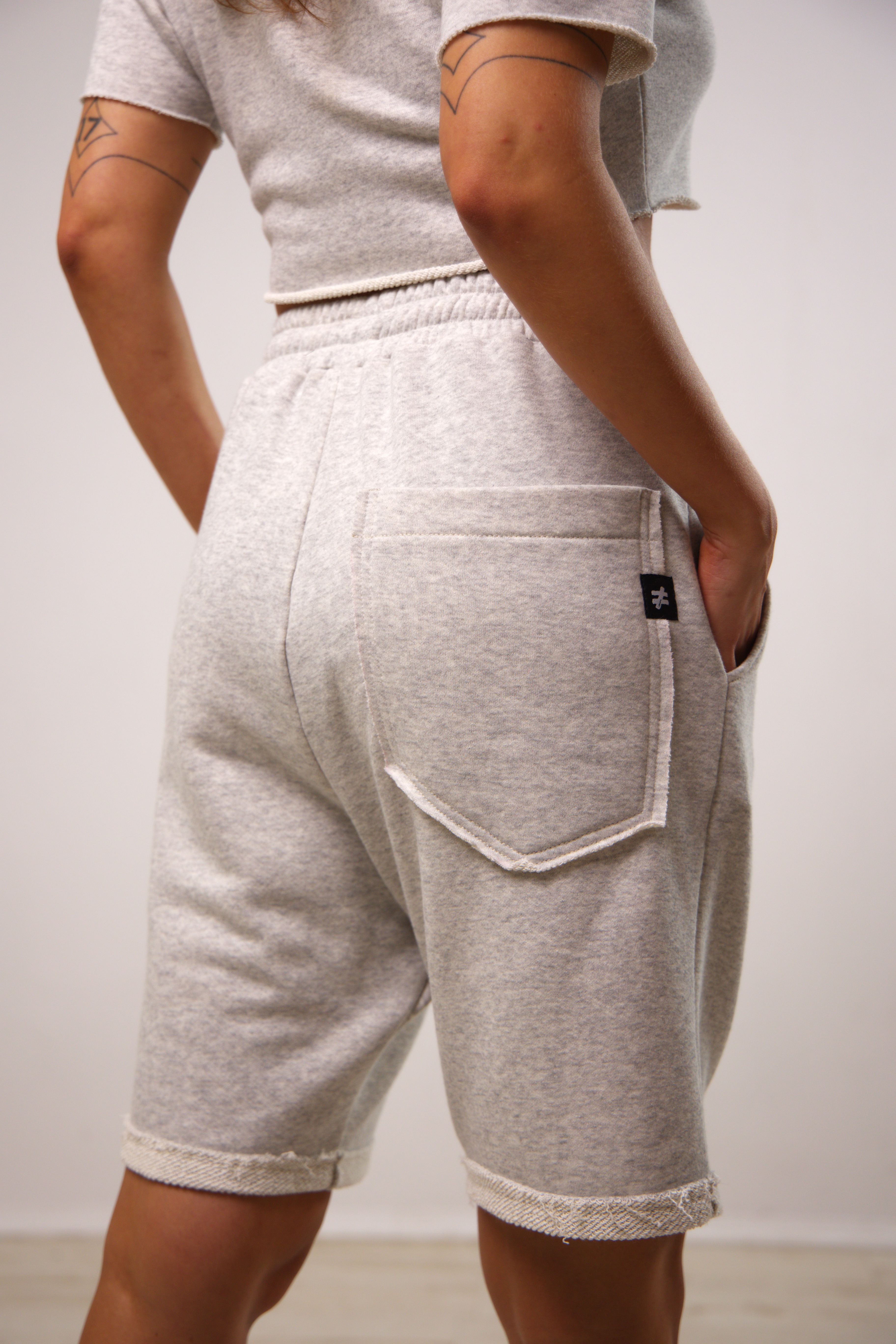 Pantaloni treisferturi fete - Macanache X DifferentCut – imagine 4