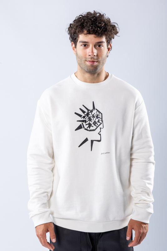Bluză regular Off-white – imagine 1