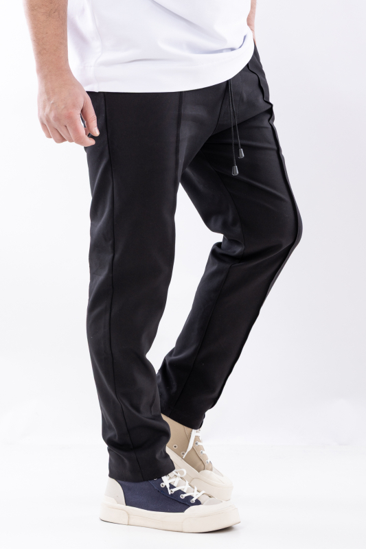 Pantaloni lungi negri Clean Cut black – imagine 5
