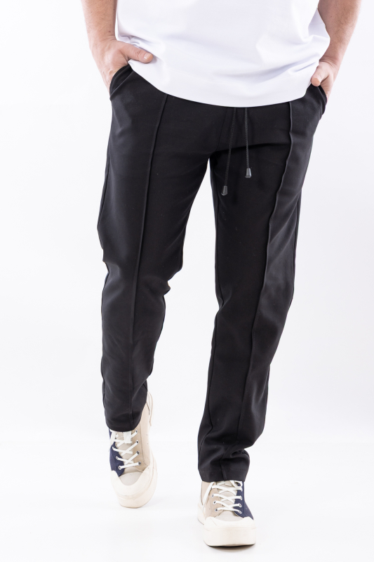 Pantaloni lungi negri Clean Cut black – imagine 7