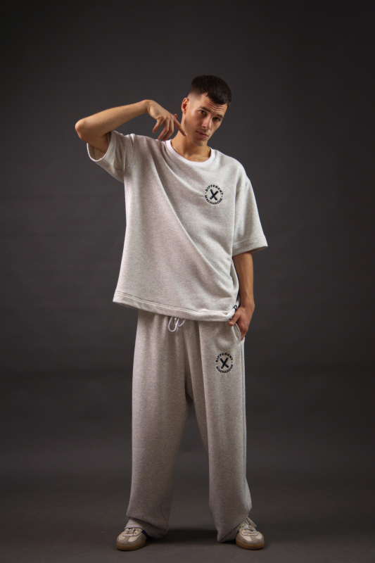 Pantaloni lunigi oversize barbati Macanache X DifferentCut – imagine 5