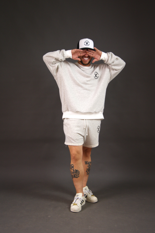 Pantaloni scurti barbati cu cusaturi pe fata - Macanache X DifferentCut – imagine 2