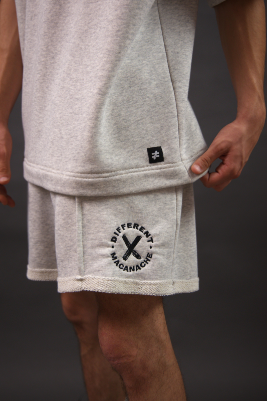Pantaloni scurti barbati cu slit - Macanache X DifferentCut – imagine 2