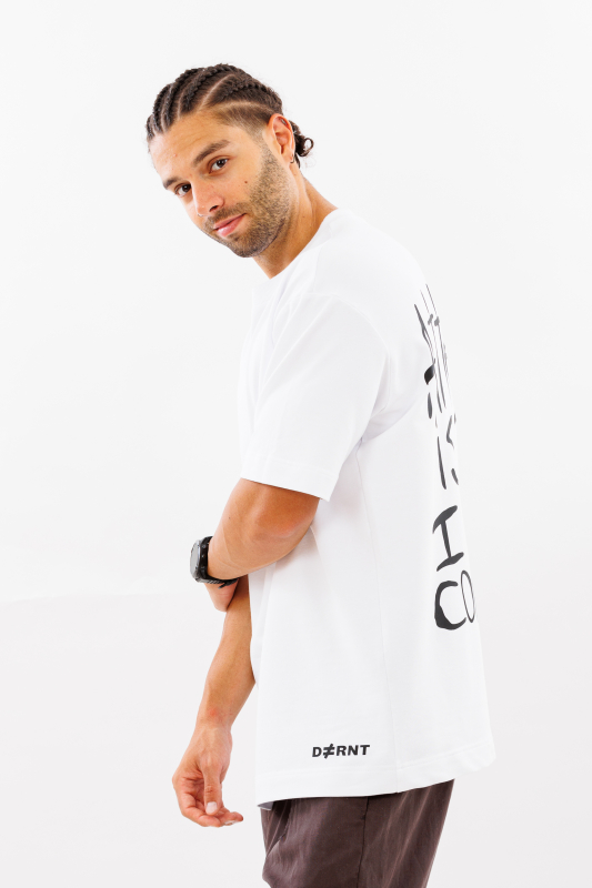 Tricou alb oversize DIFFERENT X @ISCLOUDNINE_ – imagine 4