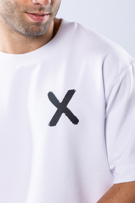 Tricou oversize Alb – imagine 4
