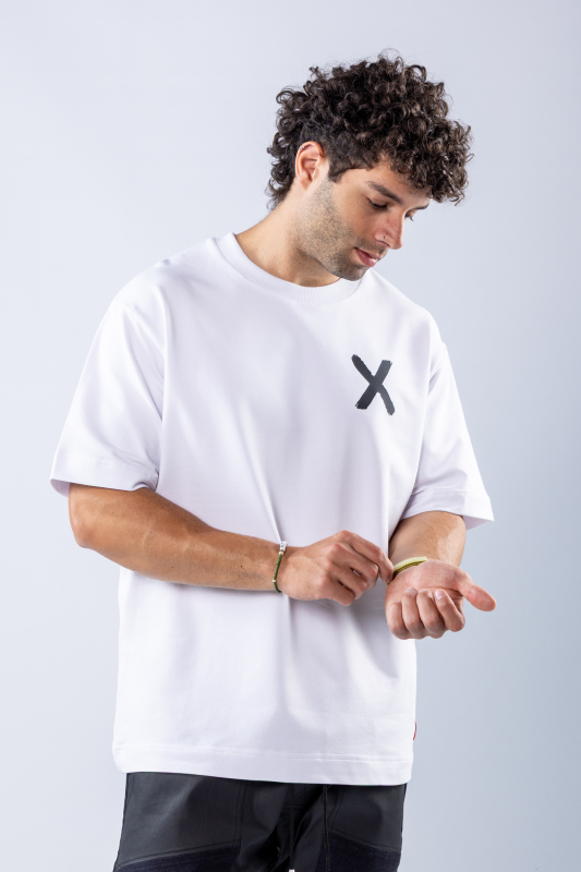 Tricou oversize Alb – imagine 2