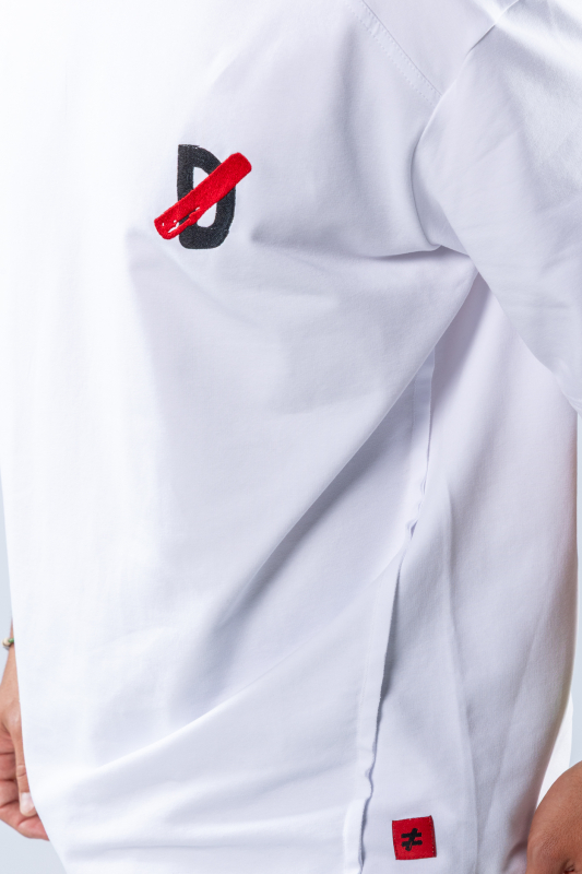 Tricou oversize Alb – imagine 8