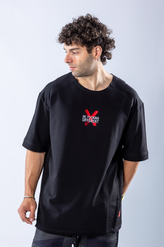 Tricou oversize Negru – imagine 5