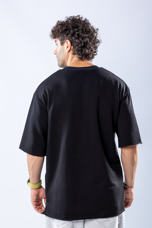 Tricou oversize Negru – imagine 7
