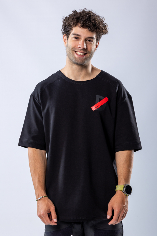 Tricou oversize Negru – imagine 5