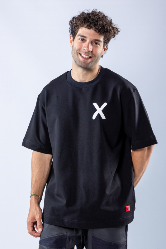 Tricou oversize Negru – imagine 3