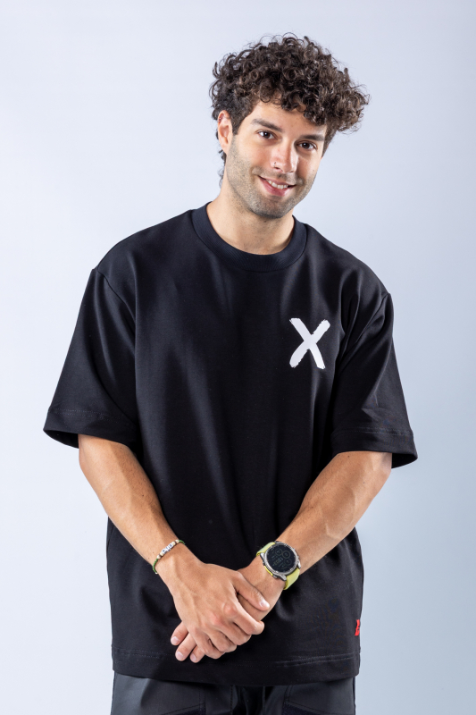 Tricou oversize Negru – imagine 1