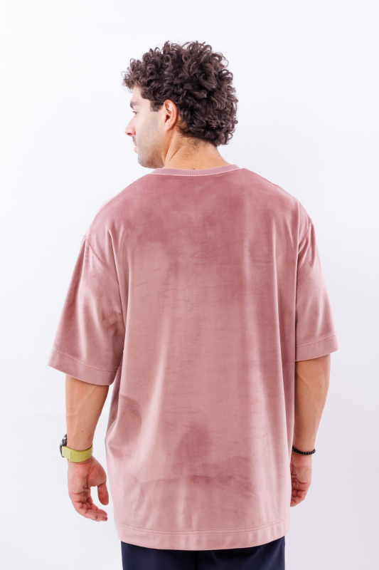 Tricou oversize velvet dust – imagine 3