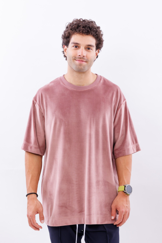 Tricou oversize velvet dust – imagine 1