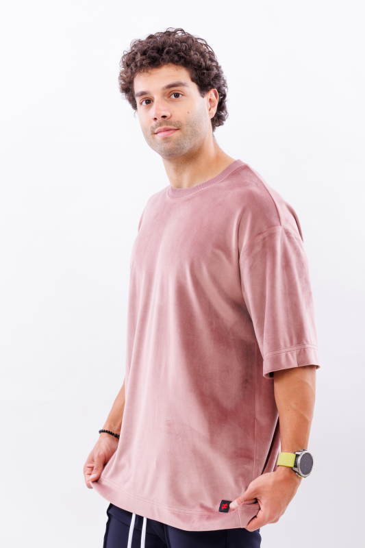 Tricou oversize velvet dust – imagine 10