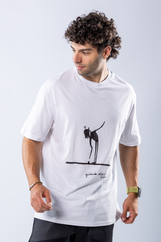 Tricou regular Alb – imagine 2