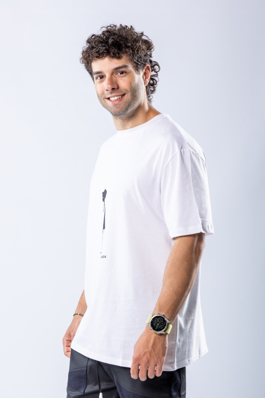 Tricou regular Alb – imagine 4