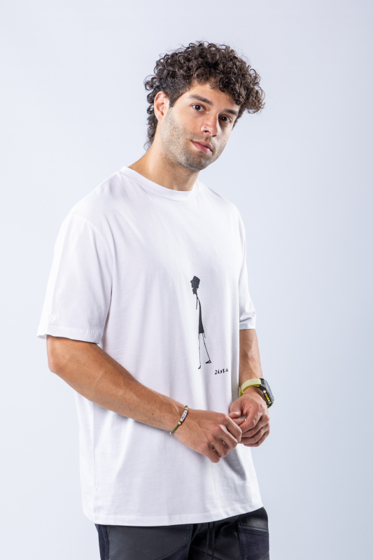 Tricou regular Alb – imagine 2