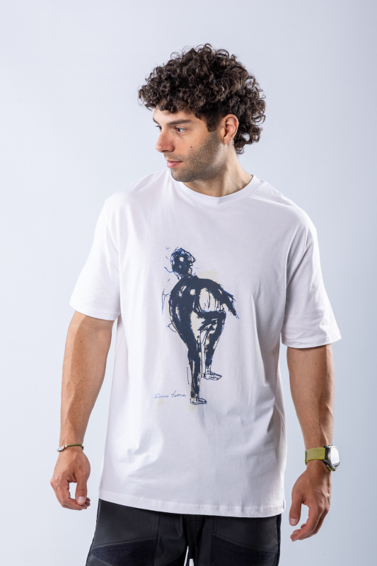 Tricou regular Alb – imagine 2