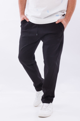 Pantaloni lungi negri Relaxed Streetwear