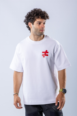 Tricou oversize Alb