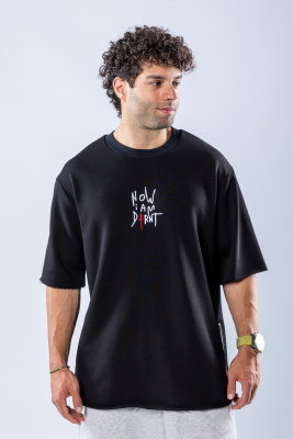 Tricou oversize Negru