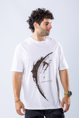 Tricou regular Alb