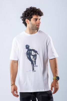 Tricou regular Alb