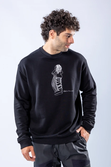 Bluză regular Negru – Negru (4)