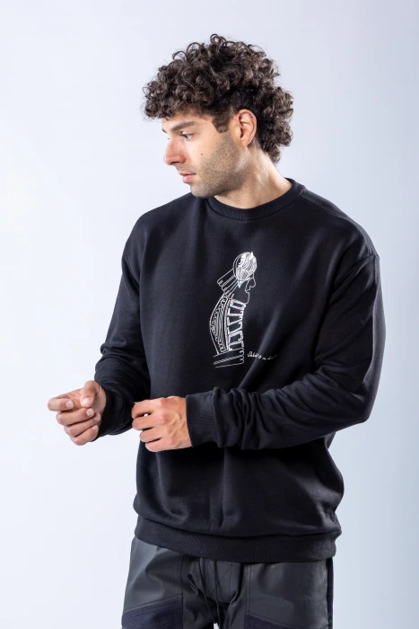 Bluză regular Negru – Negru (3)