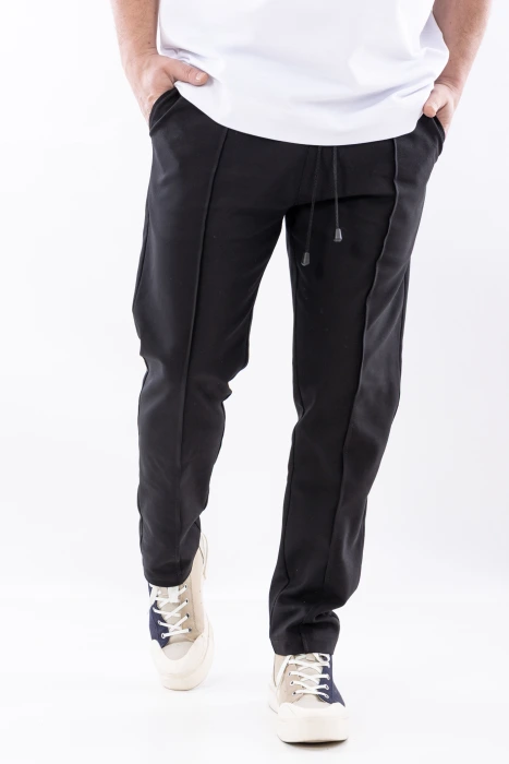 Pantaloni lungi negri Clean Cut black – Gri (7)