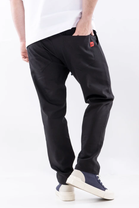 Pantaloni lungi negri Clean Cut black – Gri (6)