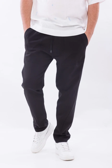 Pantaloni lungi negri Relaxed Streetwear – Gri (2)