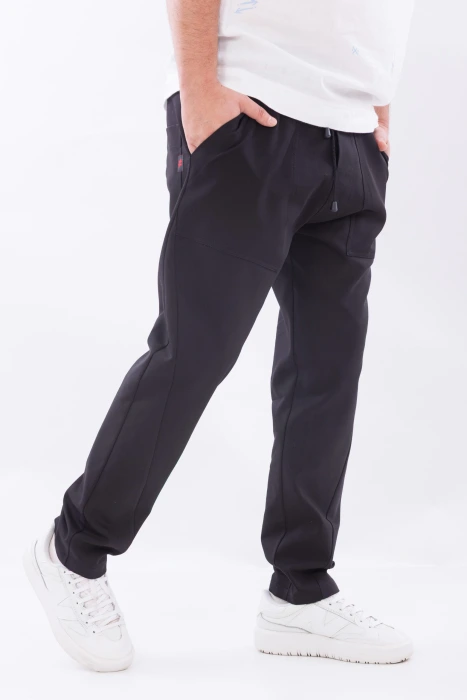 Pantaloni lungi negri Relaxed Streetwear – Gri (5)