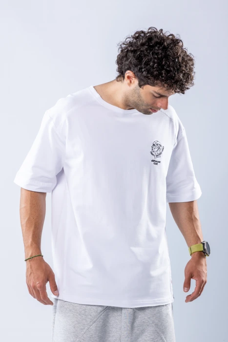 Tricou oversize Alb