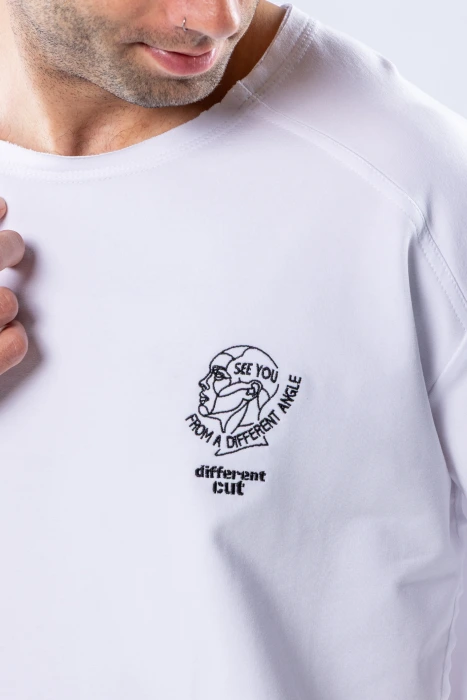 Tricou oversize Alb