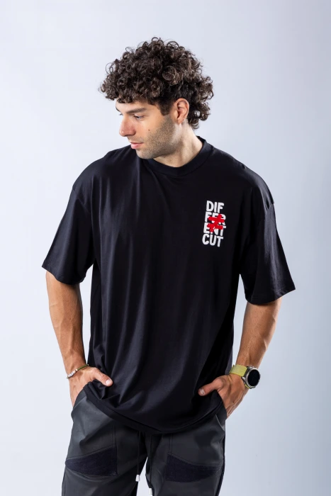Tricou oversize Negru