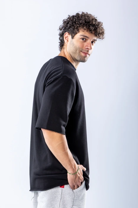 Tricou oversize Negru