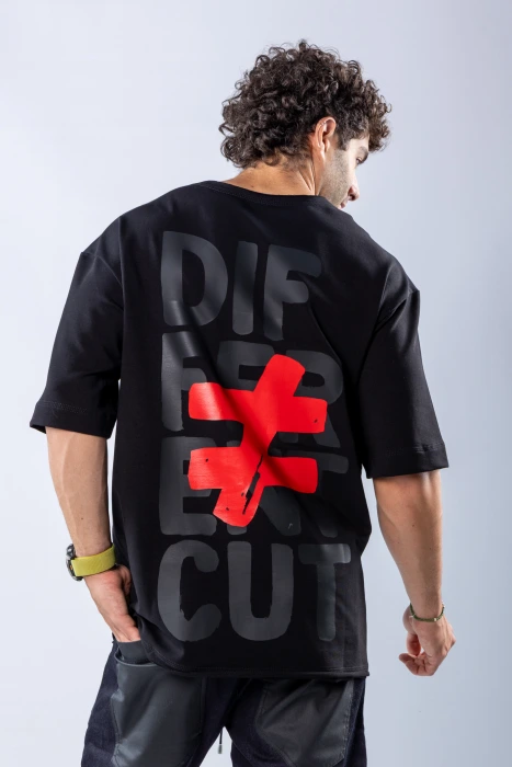 Tricou oversize Negru