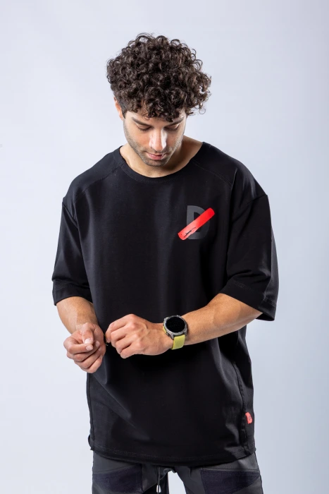 Tricou oversize Negru