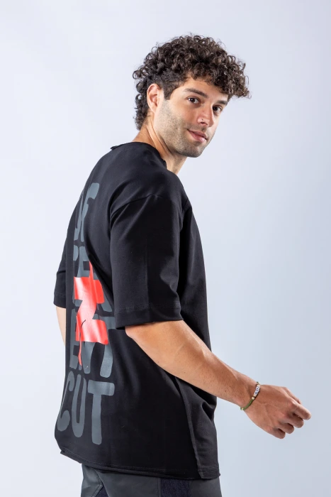 Tricou oversize Negru