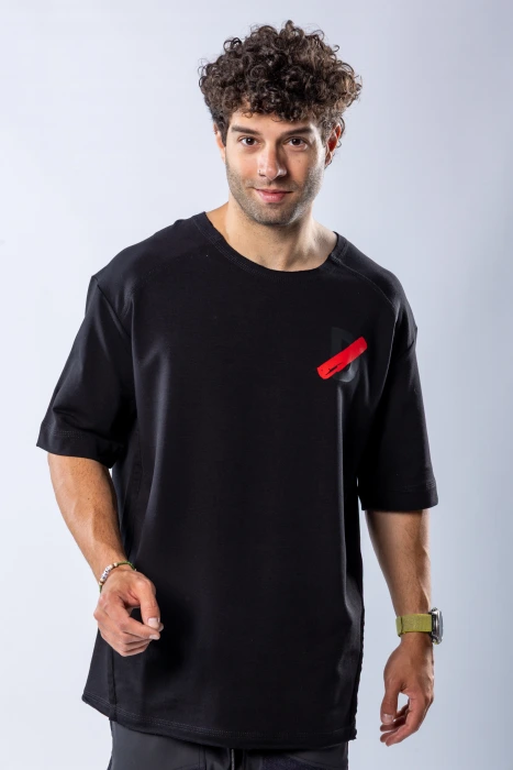 Tricou oversize Negru
