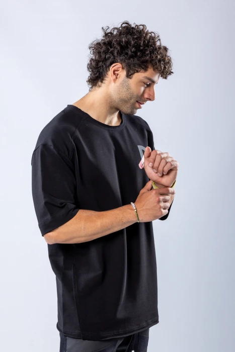 Tricou oversize Negru