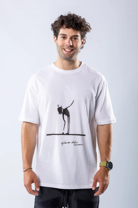 Tricou regular Alb – Alb (3)