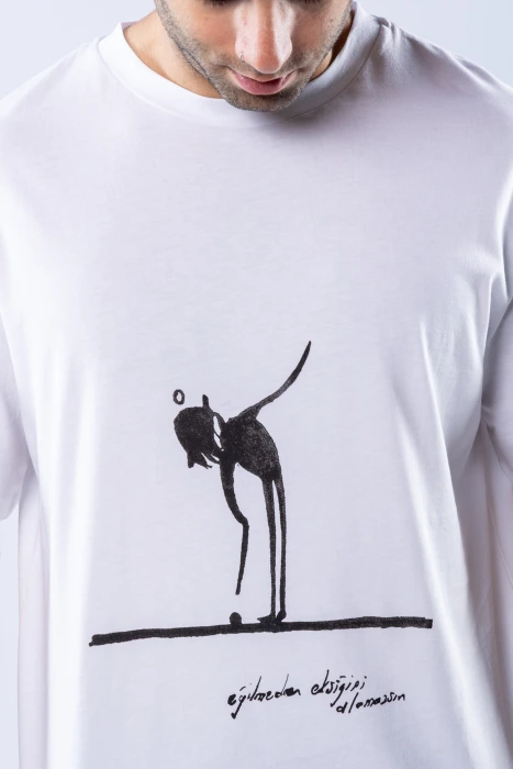 Tricou regular Alb – Alb (6)