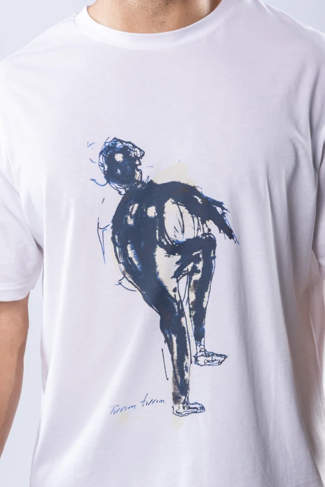 Tricou regular Alb – Alb (6)