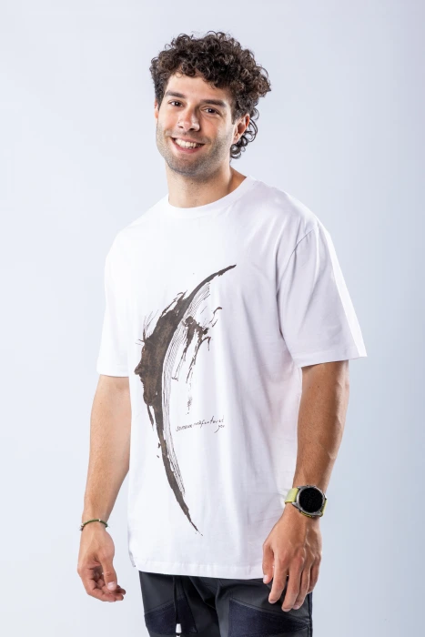 Tricou regular Alb