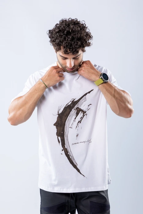 Tricou regular Alb